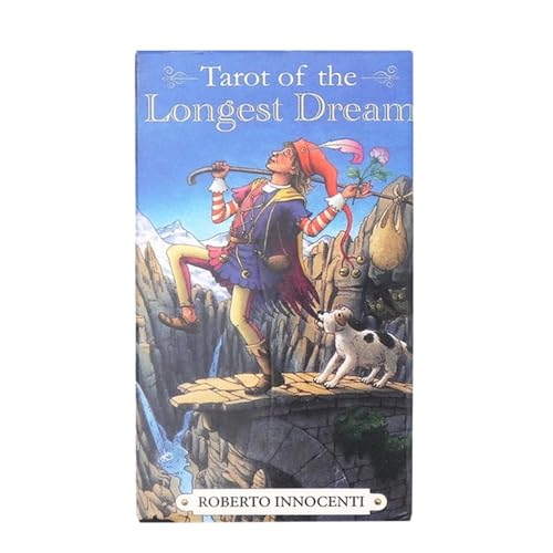 Tarot of The Longest Dream, Entertainment Tarot-Deck, 78 Schicksals-Wahrsagungskarten, 10,3 x 6 cm, tragbares mystisches Wahrsager-Spiel für Enthusiasten, Wahrsager-Spiel für Enthusiasten von Ghjkldha