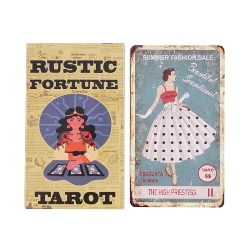 Tarotkarten Anfänger Set, Original Wahrsagungsdeck, 80 Karten klassisches Design, vollständiges englisches Lesewerkzeug, spiritueller Leitfaden, ideal für Meditationslernpraktiken Tarotkarten Anfänger Set, Original Wahrsagungsdeck, 80 Karten klassisches Design, vollständiges englisches Lesewerkzeug, spiritueller Leitfaden, ideal für Meditationslernpraktiken von Ghjkldha