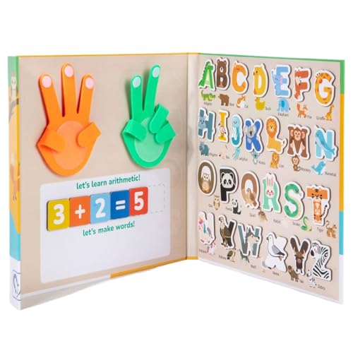 Toddler Counting Toys, Preschool Learning Game Set, Educational Letter and Number Activity Cards, 10.24x9.57x0.79 Inches Toy for Kids, Boys, Girls, Classroom, Kindergarten, Birthday Use Toddler Counting Toys, Preschool Learning Game Set, Educational Letter and Number Activity Cards, 10.24x9.57x0.79 Inches Toy for Kids, Boys, Girls, Classroom, Kindergarten, Birthday Use von Ghjkldha