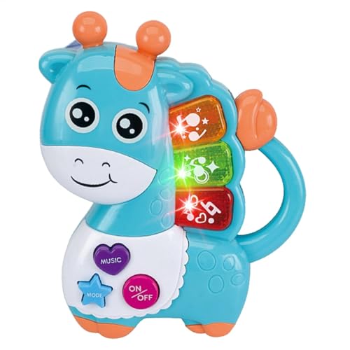 Toy Piano, Cute Cartoon Giraffe Toddler Light Up Toys, Kids Animal Musical Instruments, Educational Toddler Piano for Boys & Girls, Perfect Christmas and Birthday Gift for Kids von Ghjkldha