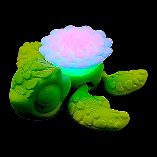 Turtle Figurines, Glow in The Dark 3D Printed Turtle, Articulated Fidget Animal Figures, Stress Relief Desk Toy, Unique Home Decoration, Birthday Gift for Adults, 7x8x3cm Turtle Figurines, Glow in The Dark 3D Printed Turtle, Articulated Fidget Animal Figures, Stress Relief Desk Toy, Unique Home Decoration, Birthday Gift for Adults, 7x8x3cm von Ghjkldha