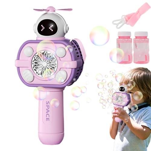 Weltraumblasenmaschine, tragbare automatische BlasenmaschineEinfache Verwendung: Perfekt zum Beispiel als beleuchteter Blasenblasstab, kontinuierlicher Strahlgebläse Für Kinder von Ghjkldha