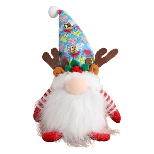 Zwerge Plüsch , Weihnachtswichtel Dekorationen, Niedliche Plüsch Zwerge, Handgemachte Weihnachtswichtel, Gesichts Puppe Dekorationen Schwedische Stoffpuppe, Glühende Handgemachte Gnom Faceless von Ghjkldha