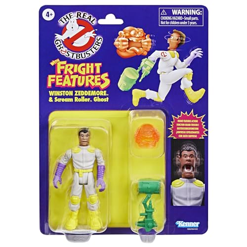 Ghostbusters Kenner Classics The Real Winston Zeddemore & Scream Roller Ghost Toys Retro Action Figure Toys for Kids 4+ von Ghostbusters