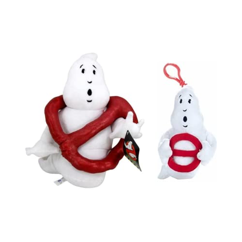 Whitehouse Leisure Ghostbusters Super Soft Plush 27,9 cm Plush & 12,7 cm Plush Bag Clip Toys Set of 2 - No Ghost von Ghostbusters