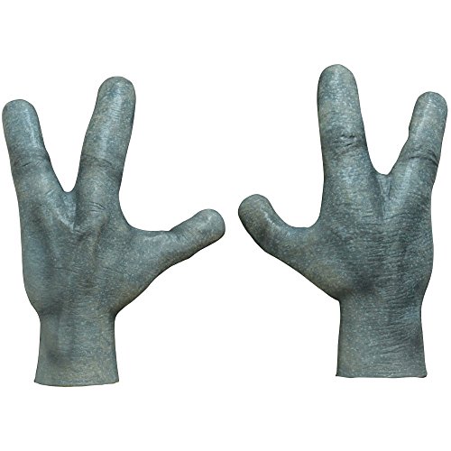 Ghoulish Productions 25364 Hands Aliens Maske, grau von Ghoulish Productions