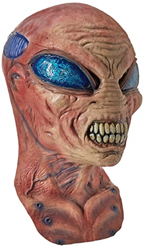 Ghoulish Productions - Alien Garo Maske, Nightmare Makers Serie, strapazierfähiges Latexkostüm, handbemalt, Tag der Toten, Halloween, Karnevalsumzug, Erwachsenengröße von Ghoulish Productions