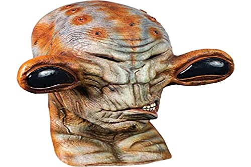 Ghoulish Productions - Alien Richer Maske, Nightmare Makers Serie, strapazierfähiges Latexkostüm, handbemalt, Halloween, Karnevalsumzug, Kostümparty, Einheitsgröße für Erwachsene von Ghoulish Productions