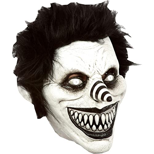 Ghoulish Productions - Laughing J, Creepy Pasta-Linie, strapazierfähige handbemalte Latexmaske, Halloween, Karnevalsumzug, Kostümparty, Einheitsgröße für Erwachsene von Ghoulish Productions