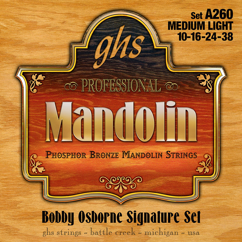 GHS A260 Phosphor Bronze Mandolin Strings Saiten Zupfinstrument GHS A260 Phosphor Bronze Mandolin Strings Saiten Zupfinstrument von Ghs