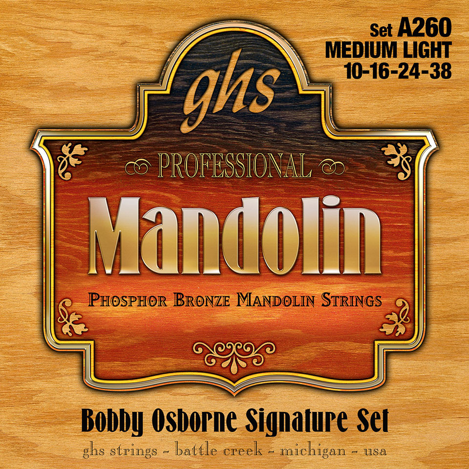 GHS A260 Phosphor Bronze Mandolin Strings Saiten Zupfinstrument von Ghs