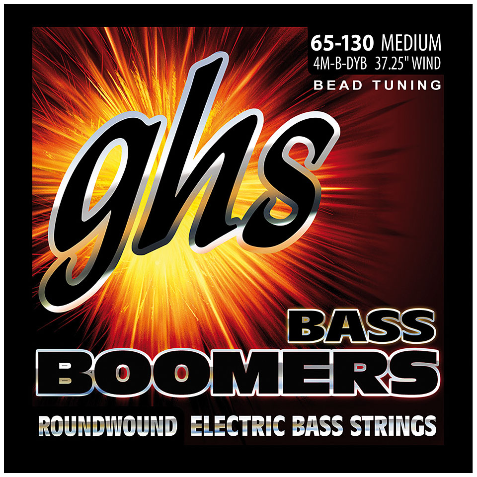 GHS Boomers 065-130 4 m-B-DYB Saiten E-Bass von Ghs