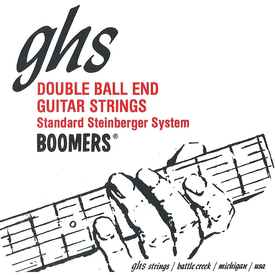 GHS Double Ball End Boomers 010-046 DB-GBL Saiten E-Gitarre von Ghs