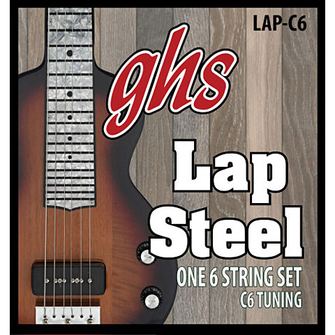 GHS Electric Lap Steel Set C-6 Tuning NPS Saiten E-Gitarre von Ghs