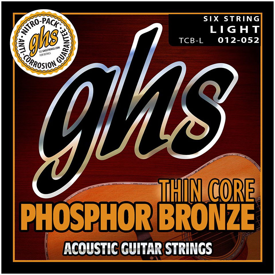 GHS Thin Core Bronze Light TCB L Saiten Westerngitarre von Ghs