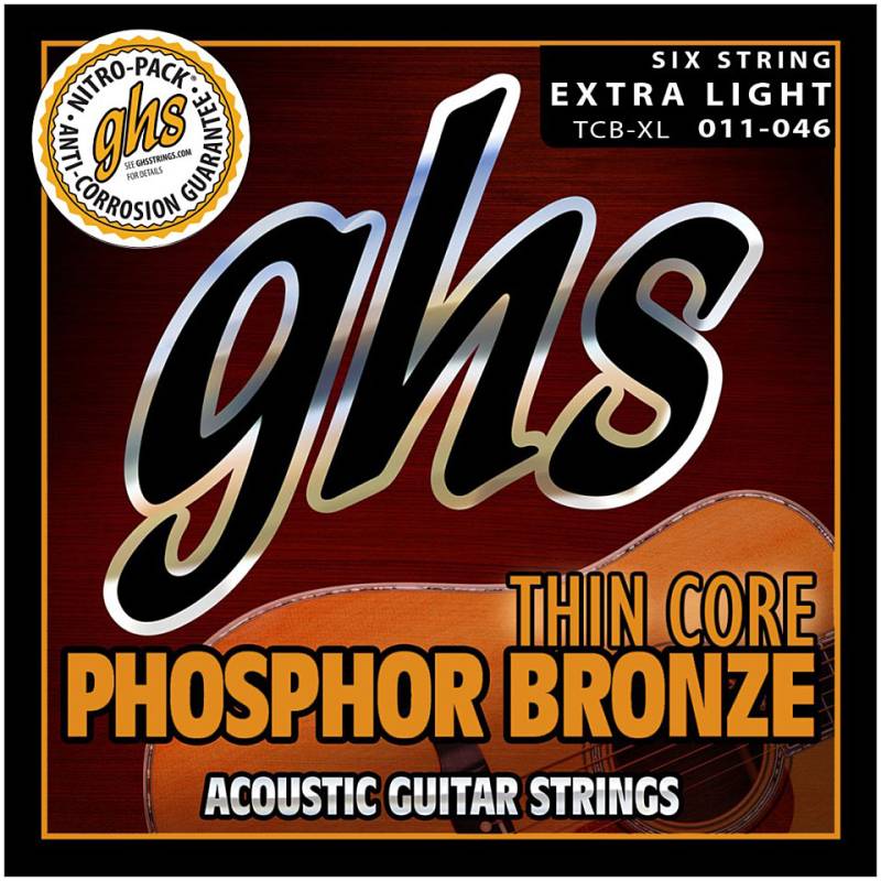 GHS Thin Core Phosphor Bronze Extra Light TCB XL Saiten Westerngitarre von Ghs