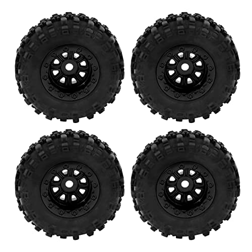 Ghulumn 4 Stück 47 x 18 mm Felgen Reifen Set für Axial SCX24 90081 AXI00001 1/24 RC Crawler Auto Upgrade Teile Zubehör von Ghulumn