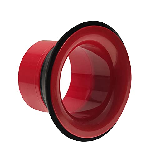 Ghulumn Bassdrumverstärker ABS Bassdrumverstärker aus ABS-Gummi, Schutz für das Loch für schwarze Tür, Kopf für Mikrofonloch, Rot von Ghulumn