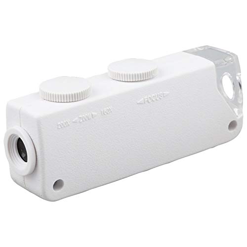 Ghulumn Neue Handheld-160X-200X-Zoom-Objektiv LED beleuchtet Tasche Mikroskop Vergroesserungsglas-Lupe von Ghulumn
