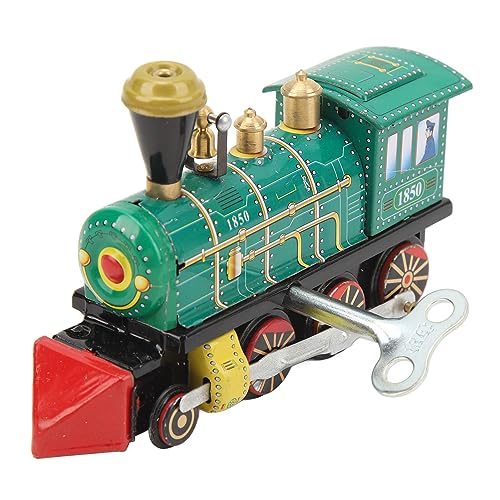 Aufziehbarer Zug, Modelleisenbahn, Uhrwerk, Lokomotive, Spielzeug, Vintage-Retro-Aufziehzug, Spielzeug, Weihnachten, Sammlerstück, Geschenks, Heimdekoration für Party, Geburtstag Aufziehbarer Zug, Modelleisenbahn, Uhrwerk, Lokomotive, Spielzeug, Vintage-Retro-Aufziehzug, Spielzeug, Weihnachten, Sammlerstück, Geschenks, Heimdekoration für Party, Geburtstag von Ghzste