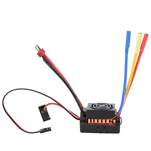 Elektronischer Geschwindigkeitsregler, Verbesserte Drosselklappenreaktion, Starkes Bremsen, ESC 60A für 1/10 RC-Automodell, Wunderbares RC-Zubehör mit Integriertem 5,8 V / 3A BEC Elektronischer Geschwindigkeitsregler, Verbesserte Drosselklappenreaktion, Starkes Bremsen, ESC 60A für 1/10 RC-Automodell, Wunderbares RC-Zubehör mit Integriertem 5,8 V / 3A BEC von Ghzste