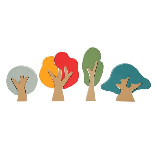 Ghzste 9pcs Holzbaumstapelspielzeug, Lebendige Farben, Bildungsholzblöcke für, Holzspielzeugset, Praktische Fähigkeiten, Familienzeit Ghzste 9pcs Holzbaumstapelspielzeug, Lebendige Farben, Bildungsholzblöcke für, Holzspielzeugset, Praktische Fähigkeiten, Familienzeit von Ghzste