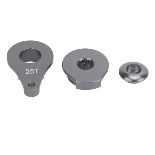 Ghzste Einstellbare 25 -t -Servo -Arm -Aluminium -Legierungsteigerauto -Lenkerarm für 1/10 RC -Autospielzeug (Ti Farbe) von Ghzste