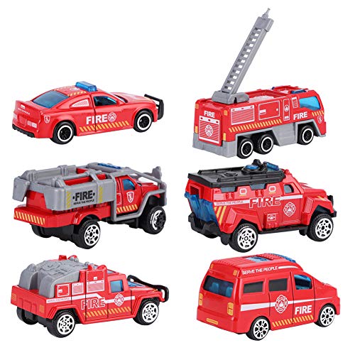 Ghzste Fahrzeugmodell Spielzeug 6pcs 1:64 Ingenieurauto -Modell Legierung Simulation Fahrzeugmodell Kinder Spielzeug Spielzeug (B) von Ghzste