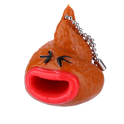 Ghzste Funny Poo Toys Schlüsselbund, Großartige Zungenaktion, Dekompression Antistressspielzeug für Kinder, Langsam Aufsteigen, Kinder (Arten) von Ghzste