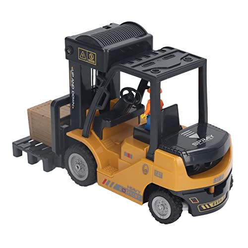 Ghzste RC-Gabelstapler-Truck, Kindergabelstaplerspielzeug, 11 Kanal Fernbedienungsgabel, 1: 24-Verhältnis 2,4 G Fernbedienungs-Gabelstaplerkrane, Geschenks für Kinder 3-7 Jahre Alt von Ghzste