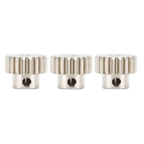 Ghzste RC -Motorgetriebe, 1/10 Metallritzer Zahnradkit mit Eingestellten Schrauben, M0.6 -Modul, 3,175 Mm Lochdurchmesser, für HSP, Axial, Redcat RC -Autos (20T) von Ghzste
