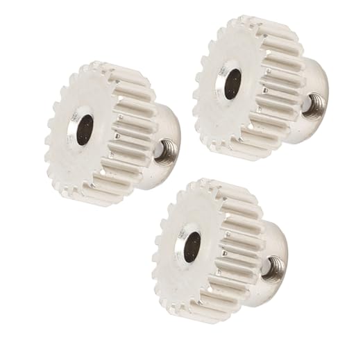 Ghzste RC -Motorgetriebe, 1/10 Metallritzer Zahnradkit mit Eingestellten Schrauben, M0.6 -Modul, 3,175 Mm Lochdurchmesser, für HSP, Axial, Redcat RC -Autos (24T) von Ghzste