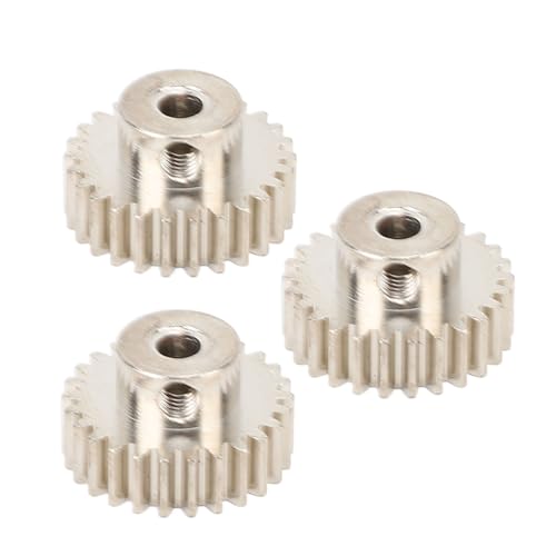 Ghzste RC -Motorgetriebe, 1/10 Metallritzer Zahnradkit mit Eingestellten Schrauben, M0.6 -Modul, 3,175 Mm Lochdurchmesser, für HSP, Axial, Redcat RC -Autos (26T) von Ghzste