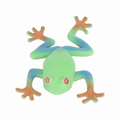 Ghzste Realistisches Froschtiermodell, Stressabbauspielzeug für Party, Büro, Zuhause, Lebensechter, Flexibler Gebrauch mit Streikeln, Witzen, Interaktives Kinderkind, Innenausstattung von Ghzste