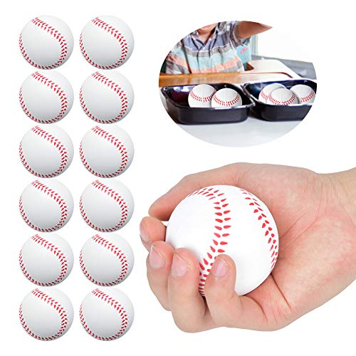 Ghzste Stressabbauspielzeugball -Set, 12 Prozent, 6,3 cm Weich (Baseball) von Ghzste