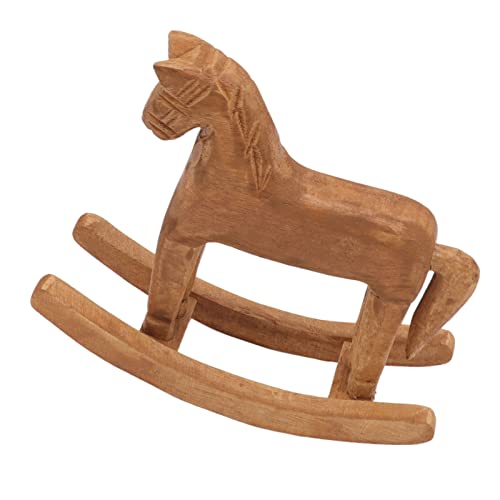 Hölzerne Schaukelpferdtischdekoration, Handgeschnitzte Trojanische Pferdskulptur, Premium -Kiefernholz, Einzigartig und süß, Viel Glück, Geeignet für Zuhause, Büro Hölzerne Schaukelpferdtischdekoration, Handgeschnitzte Trojanische Pferdskulptur, Premium -Kiefernholz, Einzigartig und süß, Viel Glück, Geeignet für Zuhause, Büro von Ghzste