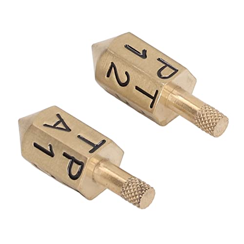 Metal Rotary Top Dice, Solides Gyroskop -Würfelspielzeug, Nicht -Slip -Shank, 6 Seiten Klare Zahlen, 2pcs Würfel mit Aufbewahrungstasche, Desktop -Spiel, Nachtspiel, Barspiel Metal Rotary Top Dice, Solides Gyroskop -Würfelspielzeug, Nicht -Slip -Shank, 6 Seiten Klare Zahlen, 2pcs Würfel mit Aufbewahrungstasche, Desktop -Spiel, Nachtspiel, Barspiel von Ghzste