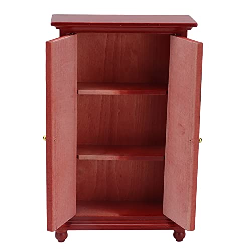Miniaturpuppenhaus Garderobe Retro -Stil, Puppenhausmöbel mit Doppeltüren und Schubladen für 1:12 Puppenhäuser Im Maßstab Miniaturpuppenhaus Garderobe Retro -Stil, Puppenhausmöbel mit Doppeltüren und Schubladen für 1:12 Puppenhäuser Im Maßstab von Ghzste
