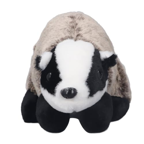 Plüsch -Stinktierspielzeug, Realistisch Gefülltes Tier, Weiche Plüsch -Stinktierpuppe für, Bestehend aus Sicherem Plüschmaterial, Großartige Dekoration für Freunde, Geeignet von Ghzste