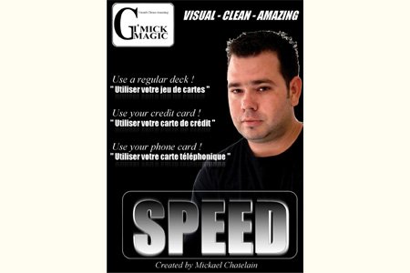 Speed (DVD and RED Bicycle Card) by Mickael Chatelain - DVD von Gi'Mick Magic