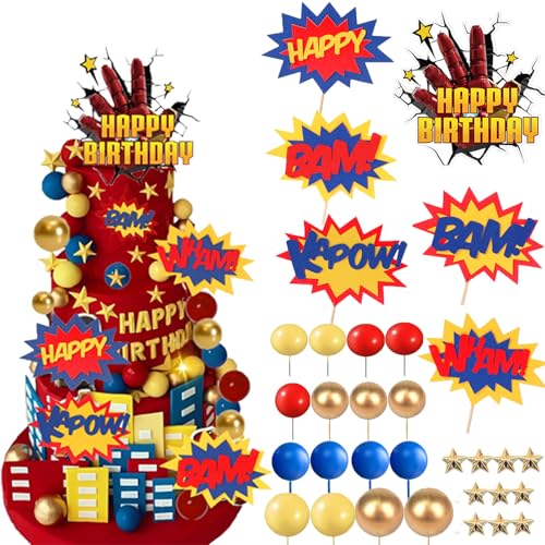 Giaonlgy 32PCS Kuchen Deko Kinder,Superhelden Cake Topper,Tortenfiguren Kindergeburtstag,Hero Tortenaufleger,Tortendeko Geburtstag für Mädchen&Junge,Kinder Catoon Party Kuchen Dekoration Giaonlgy 32PCS Kuchen Deko Kinder,Superhelden Cake Topper,Tortenfiguren Kindergeburtstag,Hero Tortenaufleger,Tortendeko Geburtstag für Mädchen&Junge,Kinder Catoon Party Kuchen Dekoration von Giaonlgy