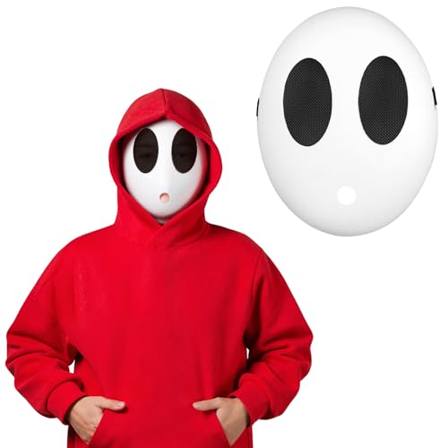 Gibocot Shy Boy Maske für Kinder & Erwachsene, Halloween Shy Boy Kostüm, Weiße Vollgesichtsmaske Lustige Cosplay Requisiten Zubehör für Karneval Welttag Maskerade Party Gibocot Shy Boy Maske für Kinder & Erwachsene, Halloween Shy Boy Kostüm, Weiße Vollgesichtsmaske Lustige Cosplay Requisiten Zubehör für Karneval Welttag Maskerade Party von Gibocot