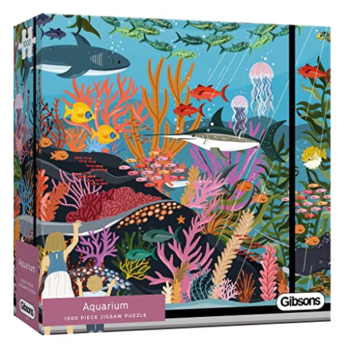 Aquarium 1000 Teile Puzzle | Puzzle für Erwachsene | Premium 100% Recycled Board | Modernes Puzzle | Gibsons Games von Gibsons