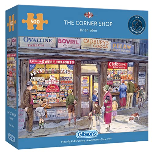Corner Shop - 500 Teile Puzzle von Gibsons