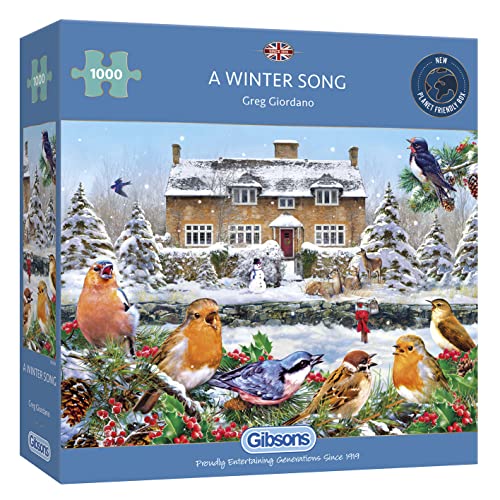 Gibsons, „A Winter Song“ Puzzle, 1000 Stück von Gibsons