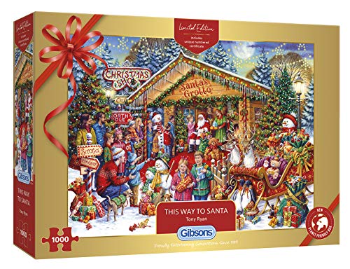 Gibsons G2020 This Way to Santa Christmas 2020 Limited Edition 1000 Teile Puzzle von Gibsons