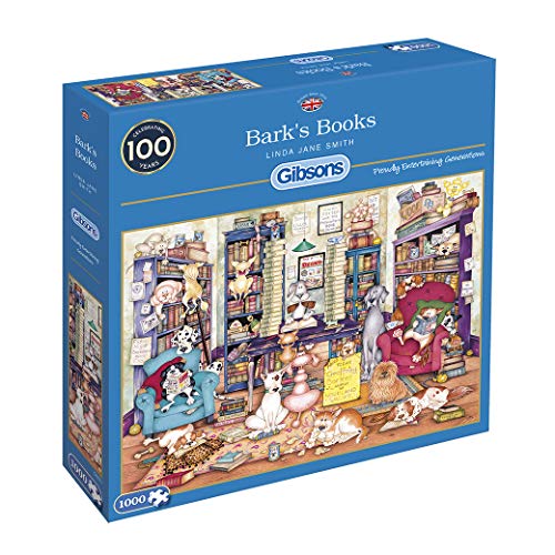 Gibsons G6273 Bark's Books Puzzle, 1000 Teile von Gibsons