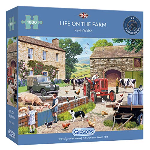 Gibsons G6304 Life on The Farm 1000 Teile Puzzle von Gibsons