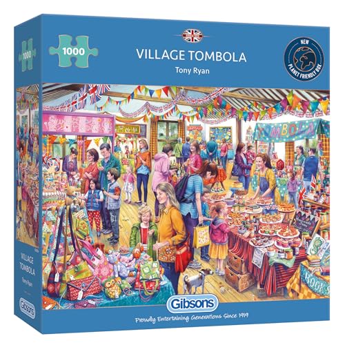 Gibsons Village Tombola Puzzle (1000 Teile) von Gibsons