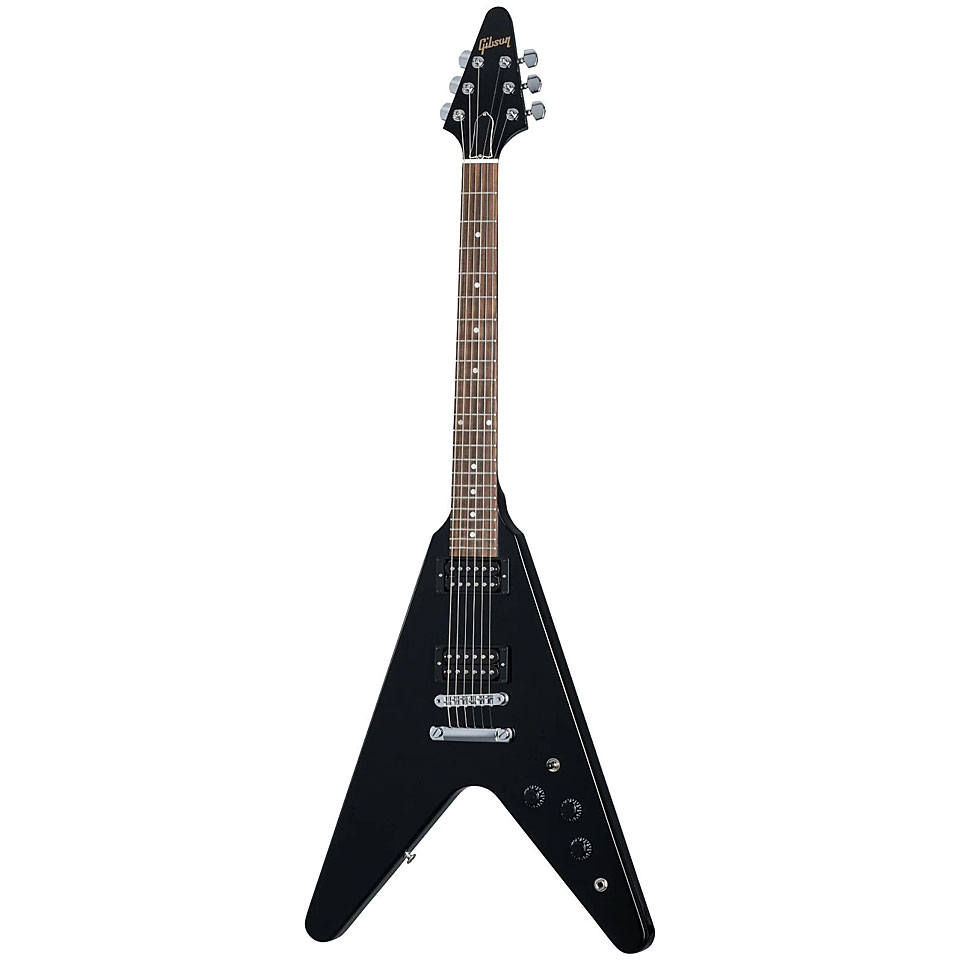 Gibson 80s Flying V Ebony E-Gitarre von Gibson